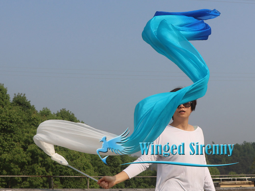 1 piece 4m (4.4 yards) Royalty worship silk throw streamer