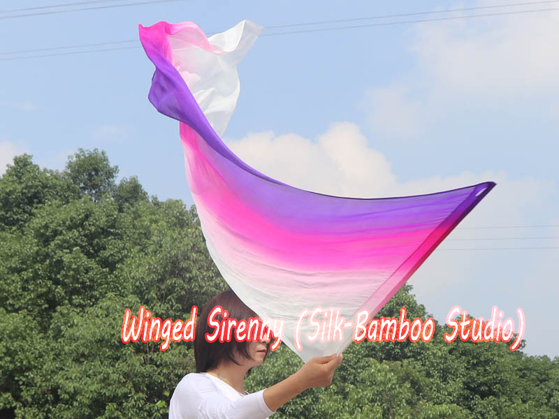 1 Piece 130 cm (51") prophetic silk worship flex flag, long side Prosperity