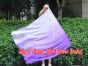 Seda Poi bandera de adoración 103 cm * 88 cm, violeta degradado B