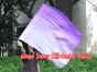Seda Poi bandera de adoración 103 cm * 88 cm, violeta degradado B