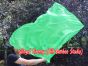 Seda Poi bandera de adoración 103 cm * 88 cm, verde