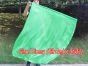 Seda Poi bandera de adoración 103 cm * 88 cm, verde