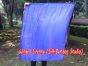 Seda Poi bandera de adoración 103 cm * 88 cm, azul