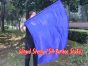 Seda Poi bandera de adoración 103 cm * 88 cm, azul