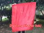 1 Stück 103 cm x 88 cm drehbarer Flaggen-Poi, rot