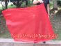 1 Stück 103 cm x 88 cm drehbarer Flaggen-Poi, rot