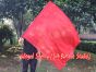 1 Stück 103 cm x 88 cm drehbarer Flaggen-Poi, rot