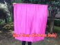 Seda Poi bandera de adoración 103 cm * 88 cm, rosado