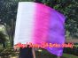 Seda Poi bandera de adoración 103 cm * 88 cm, blanco-rosado-violeta