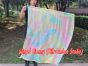 1 Stück 103 cm x 88 cm drehbarer Flaggen-Poi, Mondstein