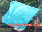 Seda Poi bandera de adoración 103 cm * 88 cm, aqua