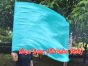 Seda Poi bandera de adoración 103 cm * 88 cm, aqua