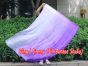 Seda Poi bandera de adoración 129 cm * 88 cm, violeta degradado B