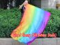 1 Stück 129 cm x 88 cm drehbarer Flaggen-Poi, Regenbogen+ B