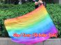1 Stück 129 cm x 88 cm drehbarer Flaggen-Poi, Regenbogen+ B