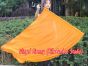 Seda Poi bandera de adoración 129 cm * 88 cm, naranja