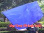 1 Stück 129 cm x 88 cm drehbarer Flaggen-Poi, blau