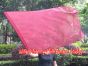 Seda Poi bandera de adoración 129 cm * 88 cm, burdeos