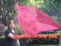 Seda Poi bandera de adoración 129 cm * 88 cm, burdeos