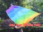 Seda Poi bandera de adoración 129 cm * 88 cm, Arco iris