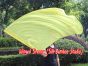 Seda Poi bandera de adoración 129 cm * 88 cm, amarillo