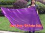Seda Poi bandera de adoración 129 cm * 88 cm, violeta