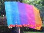 1 Stück 129 cm x 88 cm drehbarer Flaggen-Poi, Irisieren