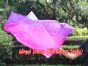 Seda Poi bandera de adoración 129 cm * 88 cm, blanco-rosado-violeta