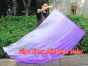 Seda Poi bandera de adoración 174cm x 88cm, violeta degradado B