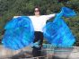 1 par de alas de ángel de seda de 180 cm (71"), Luna Azul