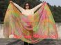Velo de seda danza del vientre Otoño tie-dye