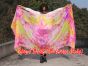 Velo de seda danza del vientre Peonía tie-dye
