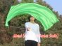 Velo poi de seda para danza del vientre verde 1.35m*0.6m