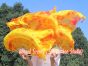 1 pair 1.1m (43") Flame silk fan veils for kids