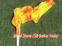 1 pair 1.1m (43") Flame silk fan veils for kids