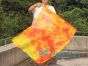 Seda Poi bandera de adoración 81 cm x 64 cm, Llama