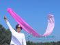 Seide streamer farbverlauf rosa 2.5m*0.3m