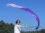 Seide streamer farbverlauf lila 2.5m*0.3m