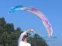 Seide streamer Bunte Blumen 180 cm