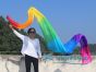 Seiden-wurfstreamerr Regenbogen 400 x 90cm