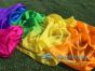 Seiden-wurfstreamerr Regenbogen 400 x 90cm