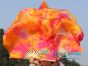 1 pair 1.1m (43") Sakura silk fan veils for kids