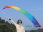 Heraldos de seda Arco iris 2.5m*0.3m