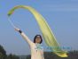 1 piece yellow 2.5m (98") silk worship streamer