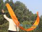Heraldos de seda naranja 2.5m*0.3m