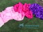 Seiden-wurfstreamerr weiß-hell rosa-rosa-lila 400 x 90cm