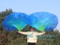 1 pair 180 cm (71") half circle prophetic angel wing silk flags, Adventure