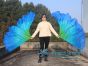 1 pair 180 cm (71") half circle prophetic angel wing silk flags, Adventure