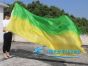 1 piece yellow-green 5 Mommes colorful belly dance silk veil 