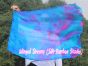 85 cm bandera de seda de adoración profética flexible para niños, Sueño Sirena